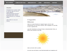 Tablet Screenshot of maerchenkiste.com